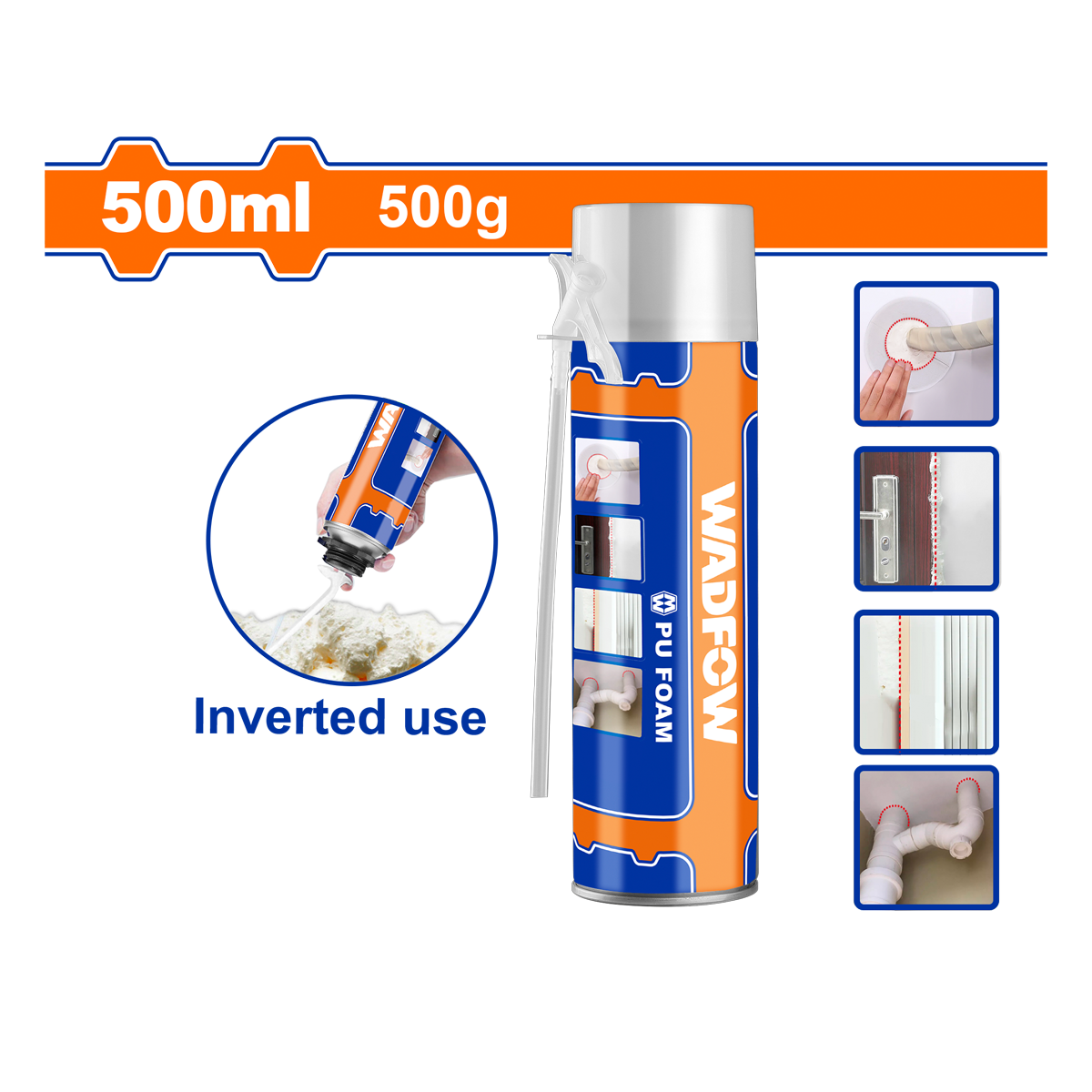 ESPUMA EXPANSIVA DE POLIURETANO 500ML