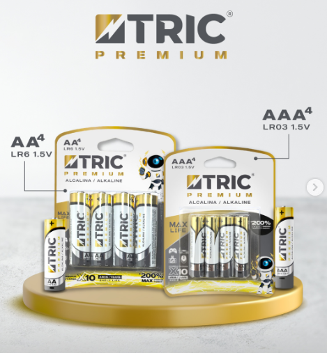 PILA BATERIA ALCALINA TRIC