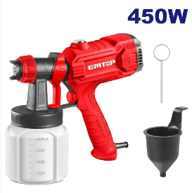 PISTOLA PARA PINTAR 450W 800ML EMTOP