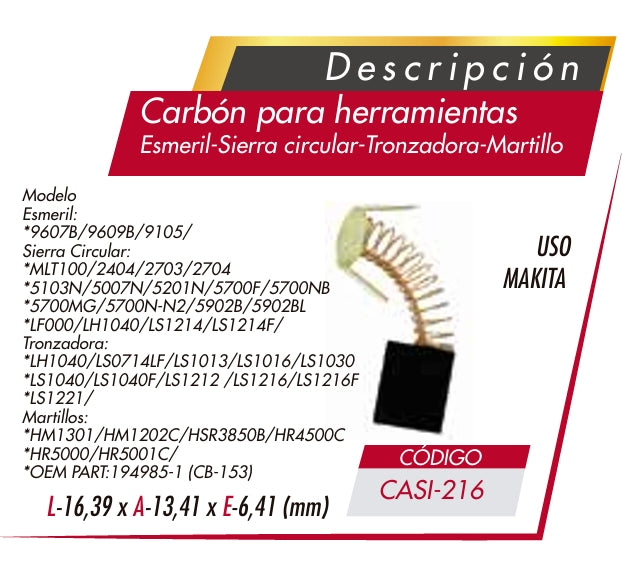 CARBON CASI-216 CODIRE