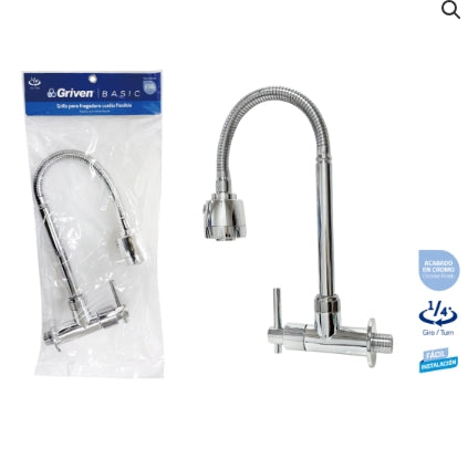 LLAVE DE FREGADERO DE PARED GVB-ZF609 GRIVEN
