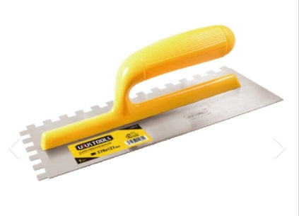 PALUSTRA DENTADA 280MM X 130MM MANGO PLASTICO EXXEL