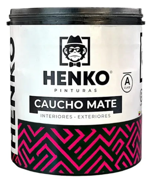 CAUCHO MATE CLASE A INTERIOR / EXTERIOR HENKO