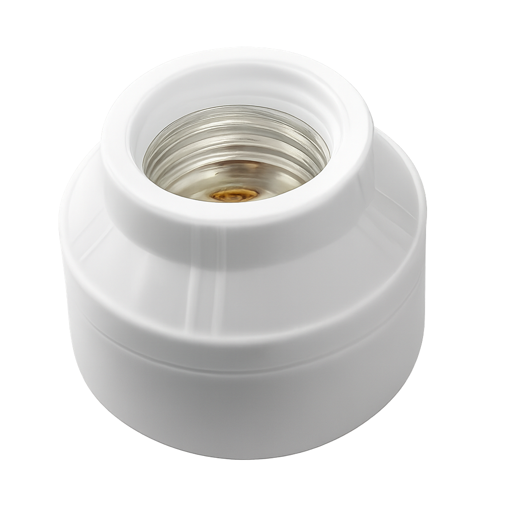 SOCATE PLAFON PLASTICO ROSCA E27 5 120V MARCA VERT UNIDAD