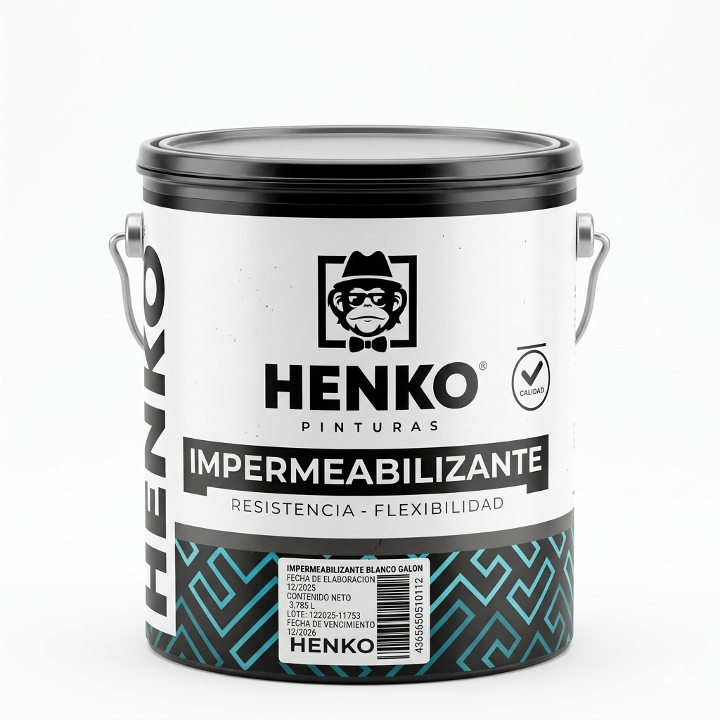 PINTURA ELASTOMERICA IMPERMEABILIZANTE HENKO