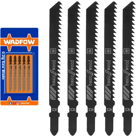 HOJA DE SIERRA CALADORA PARA MADERA 5PZAS MARCA WADFOW