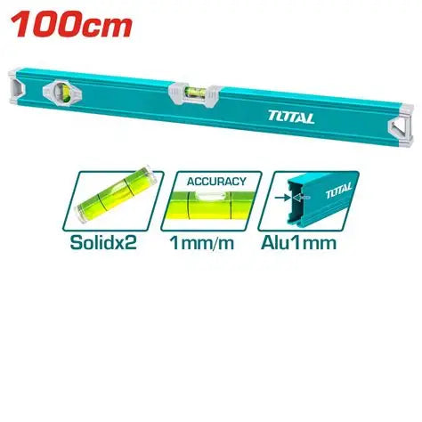 NIVEL DE BURBUJA 100CM TOTAL TOOLS