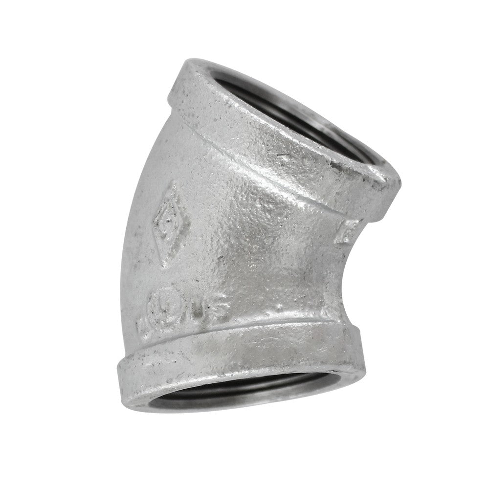CODO DE 45 GALVANIZADO