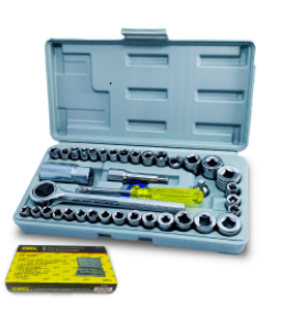 JUEGO DE RATCHE Y DADO 40 PZA EXXEL