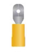TERMINAL MACHO PLANO 250" CABLE 12-10 AWG