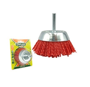 CEPILLO DE NYLON TIPO COPA PARA TALADRO DYLLU