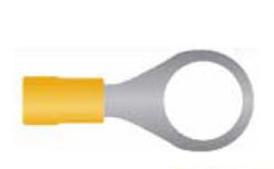 TERMINAL DE ANILLO OJO AMARILLO CABLE 12 - 10 AWG