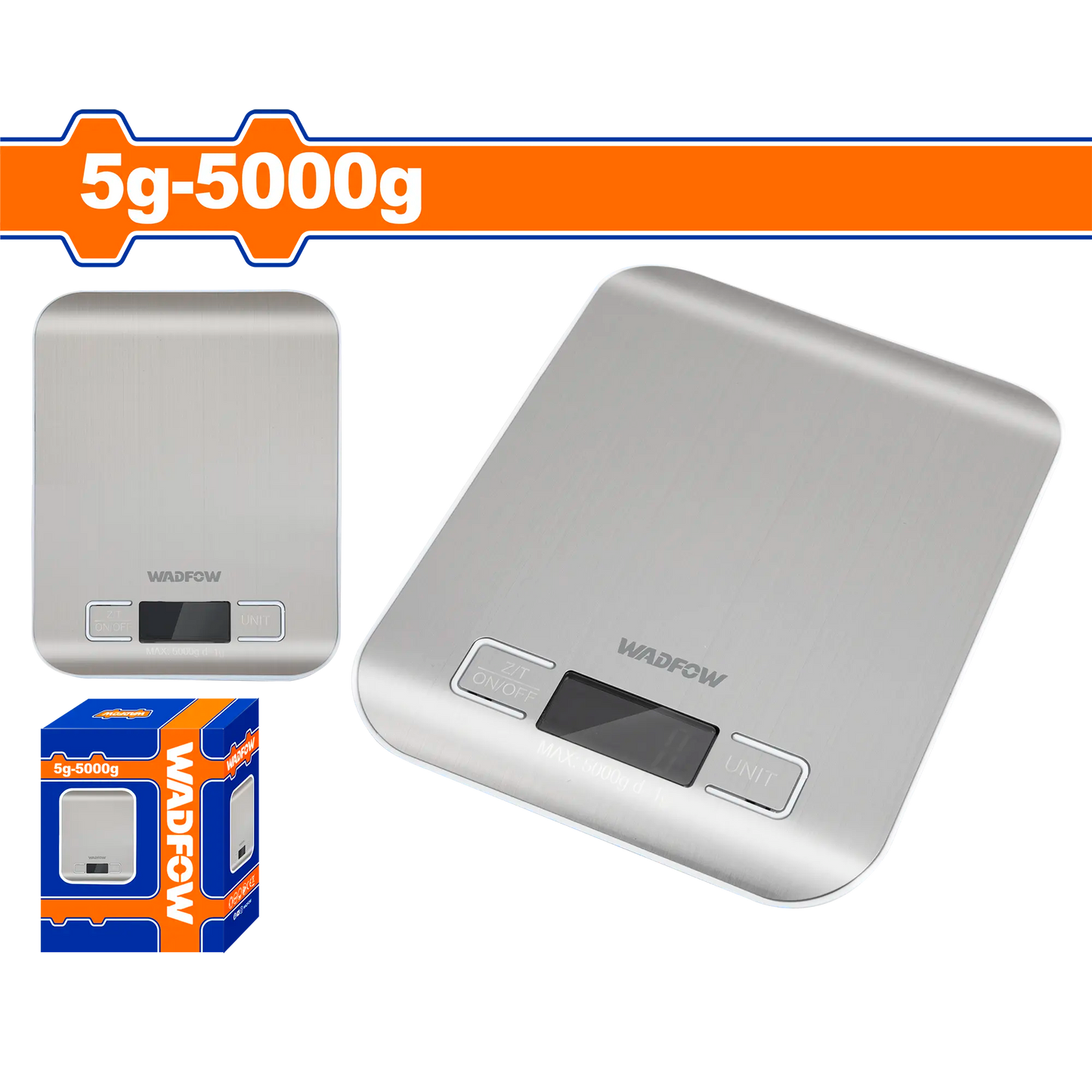 PESO BASCULA DE COCINA 5g-5000g WADFOW