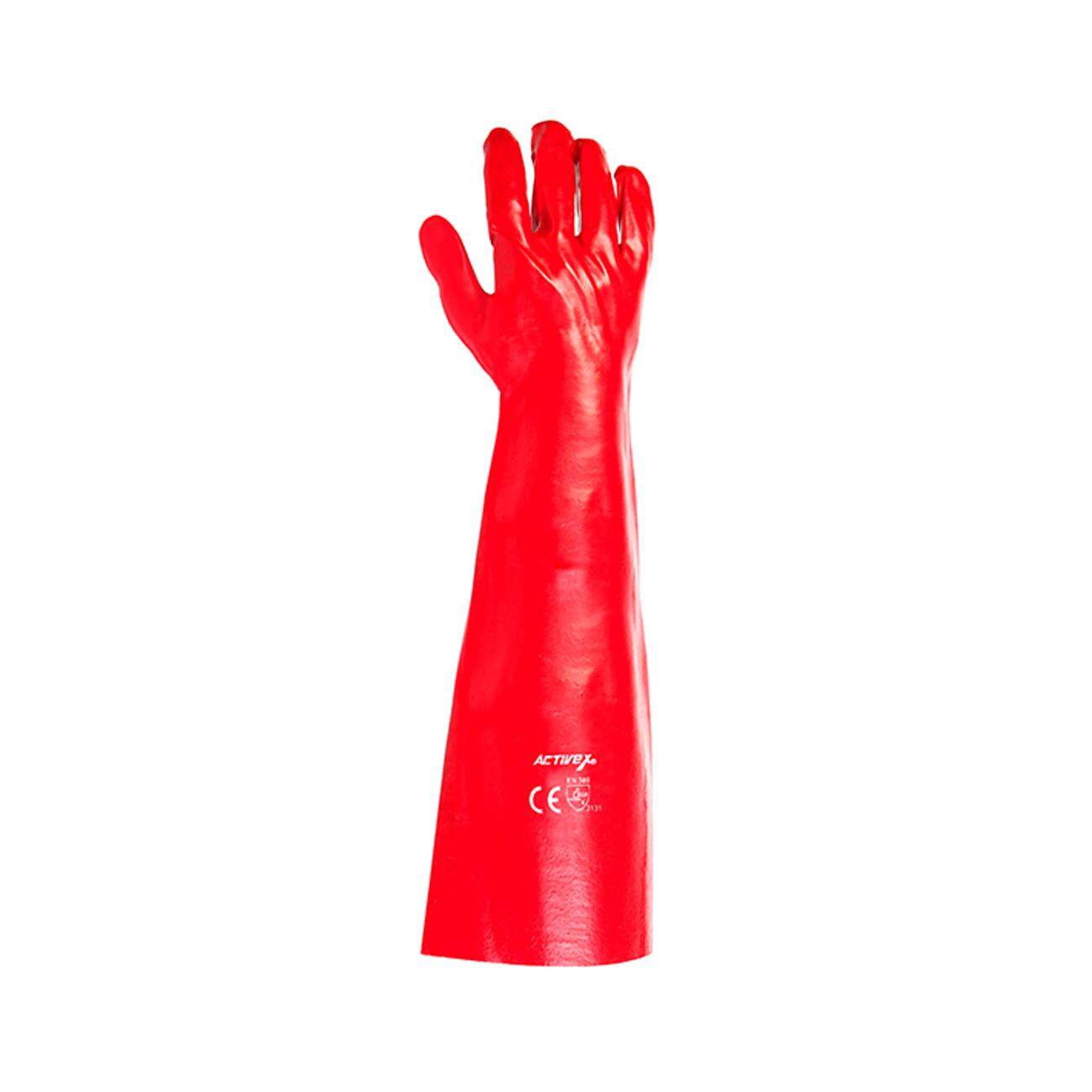 GUANTE DE LATEX 18" EXXEL