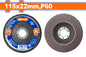 DISCO FLAP DESBASTE DE ACERO GRANO 60 412 MARCA WADFOW