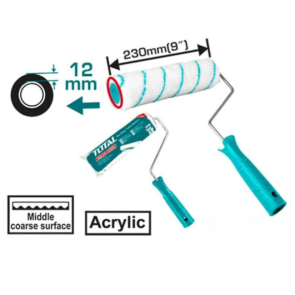 RODILLO PARA PINTAR 9" 230MM SUPERFICIES ASPERAS