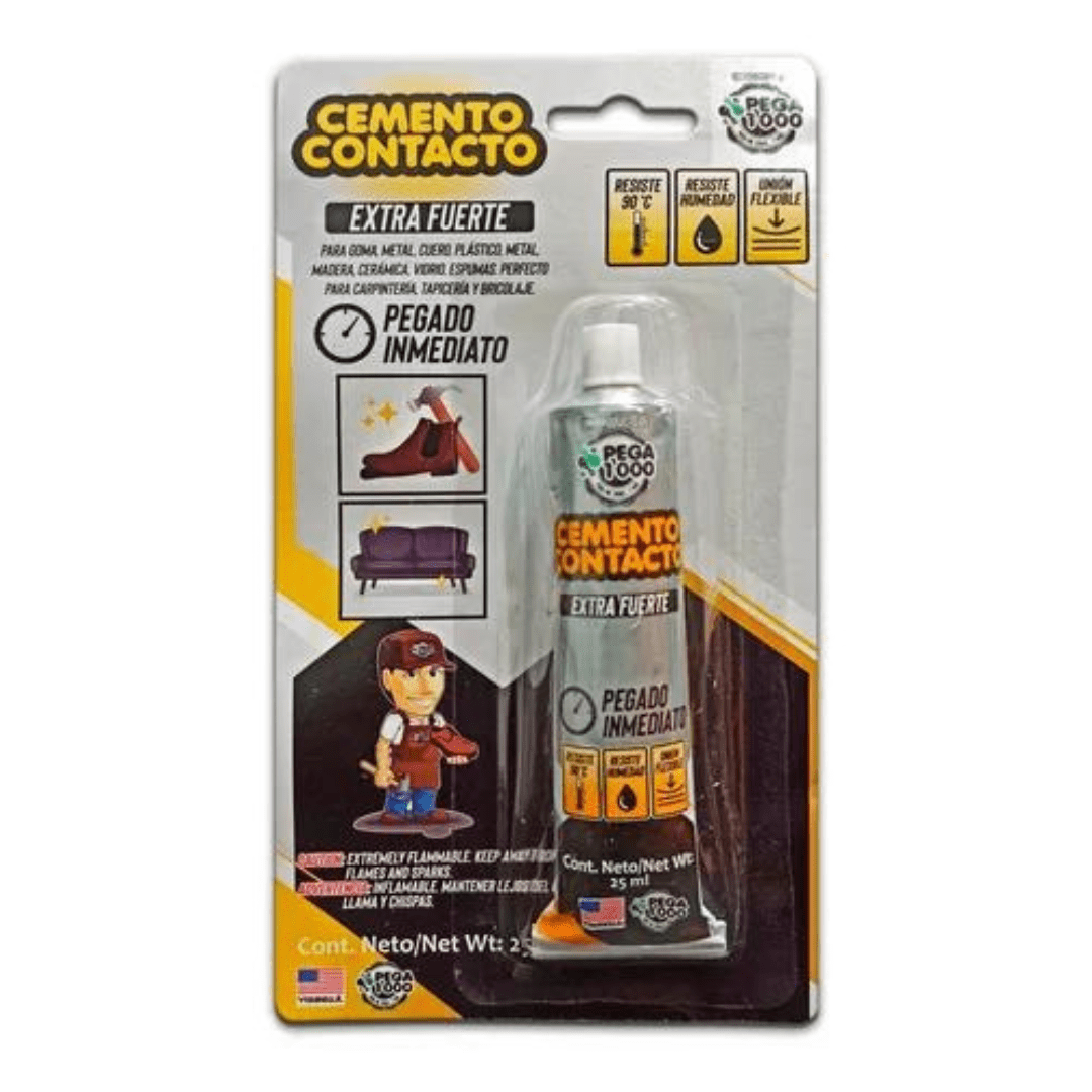 PEGAZAPATO 25ML CEMENTO DE CONTACTO PEGA1000