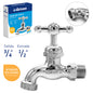 LLAVE DE CHORRO HOSE BIBCOCK CROMADA GRIVEN