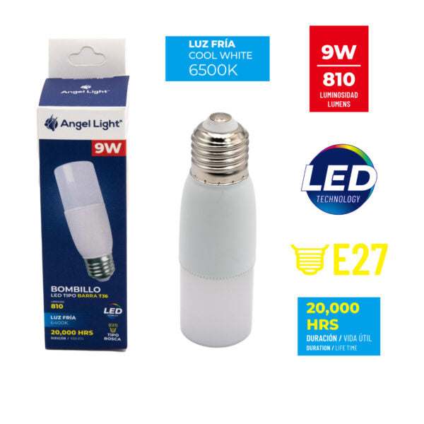BOMBILLO LED TIPO BARRA LUZ BLANCA ANGEL LIGHT