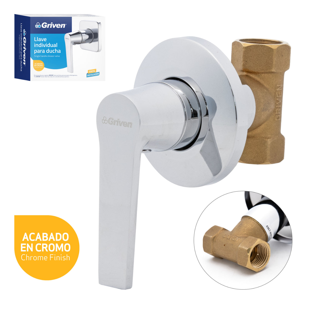 LLAVE DE DUCHA INDIVIDUAL