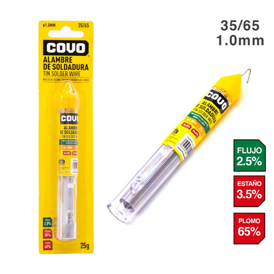 ESTAÑO PARA SOLDAR 35/65 COVO