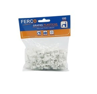 GRAPA 9mm REDONDA PARA CABLE FERCO