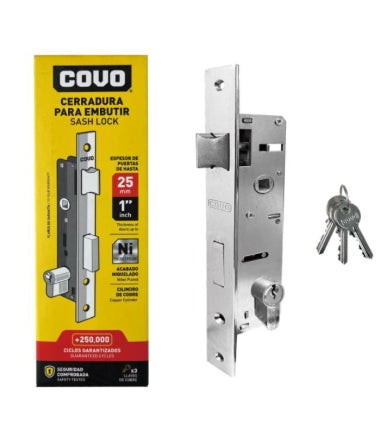 CERRADURA PARA EMBUTIR COVO