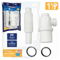 SIFON 1-1/2" EXTENSIBLE CON RECIPIENTE GRIVEN