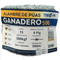 ALAMBRE DE PUAS 500 METROS CALIBRE 15 GANADERO TREXA