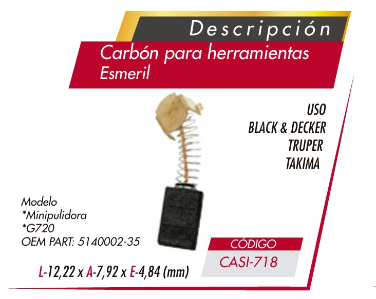CARBON CAHE-1718 CODECA
