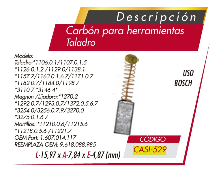 CARBON CASI-529 CODIRE