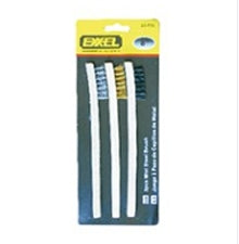 JUEGO DE CEPILLO DE HERRERIA MANGO DE MADERA 8" EXXEL