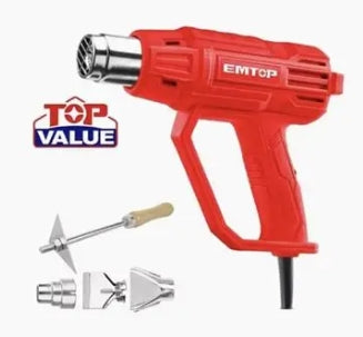 PISTOLA DE CALOR A CABLE 120V 1800 W EMTOP