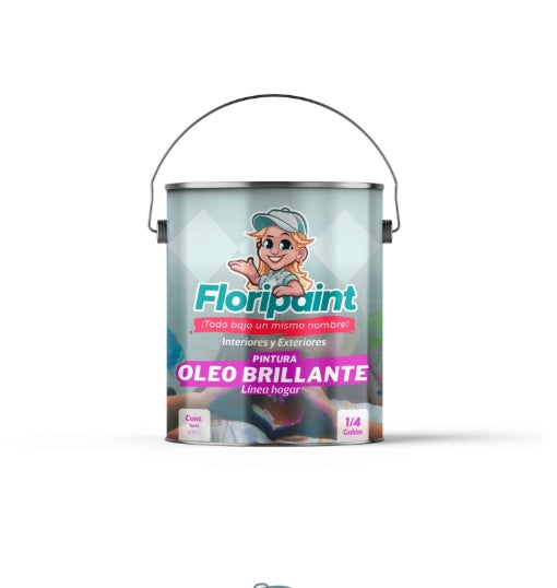 ESMALTE 1/4 OLEO BRILLANTE FLORIPAINT
