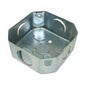 CAJETIN OCTAGONAL METALICO GALVANIZADO