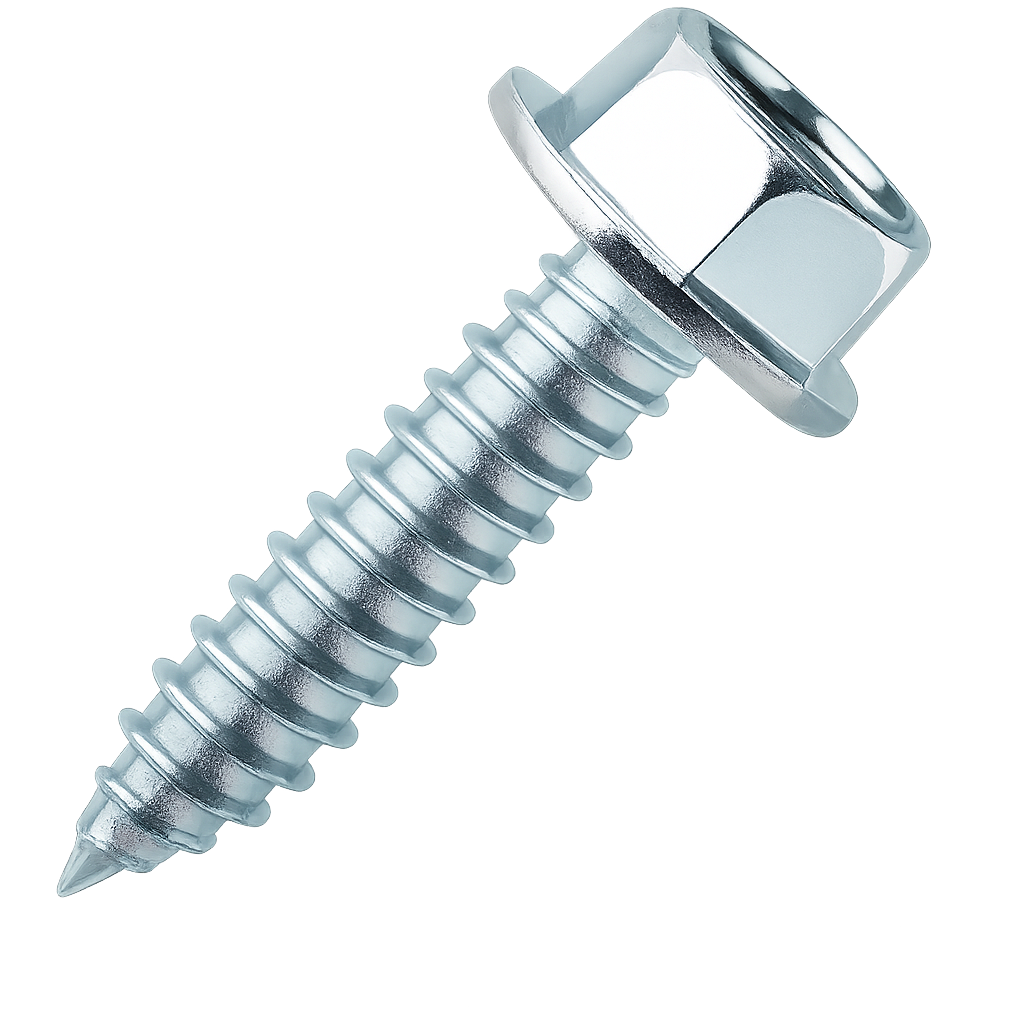 TORNILLO AUTORROSCANTE ZINCADO CABEZA HEXAGONAL CON ARANDELA INTEGRADA