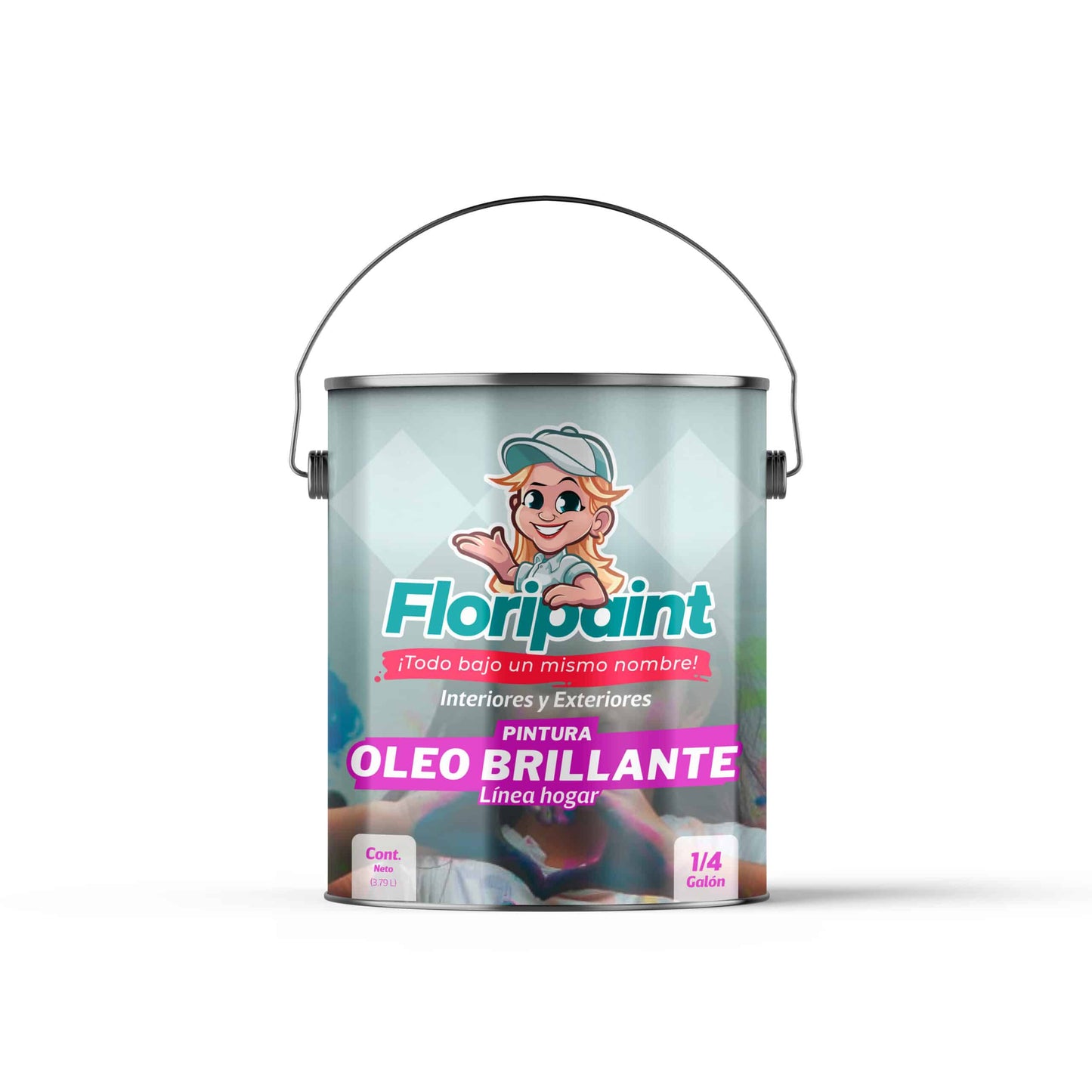 ESMALTE GALON OLEO BRILLANTE FLORIPAINT