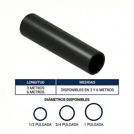 TUBO PVC-U AGUAS BLANCAS CURTUPLASTICOS