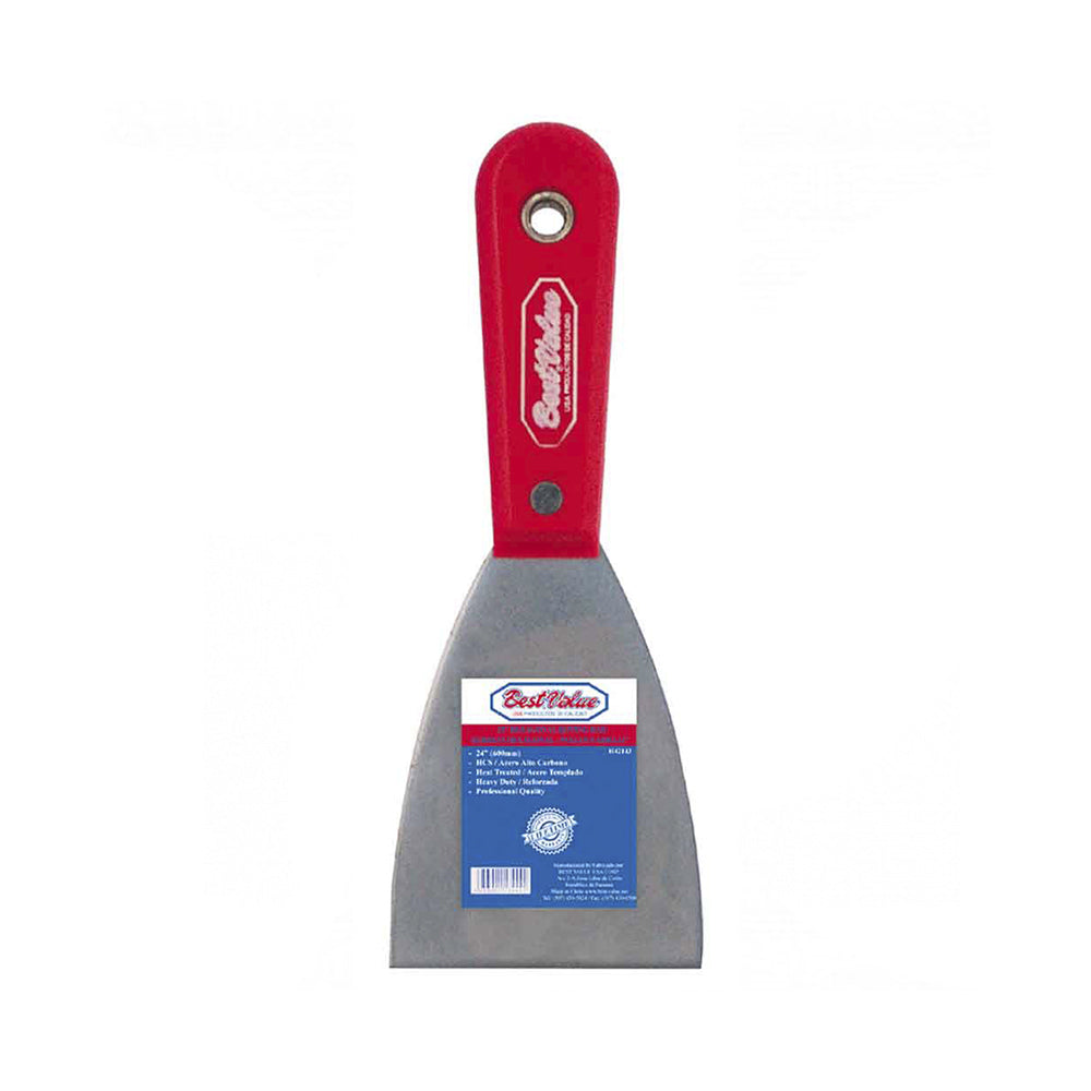 ESPATULA METALICA CON MANGO PLASTICO BEST VALUE