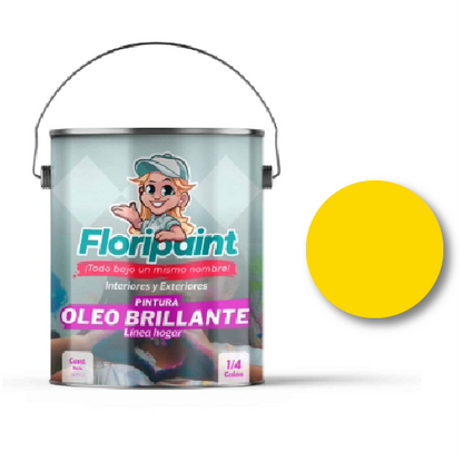 ESMALTE 1/4 OLEO BRILLANTE FLORIPAINT