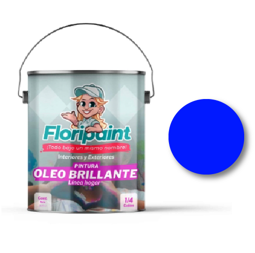 ESMALTE 1/4 OLEO BRILLANTE FLORIPAINT