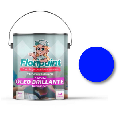 ESMALTE 1/4 OLEO BRILLANTE FLORIPAINT