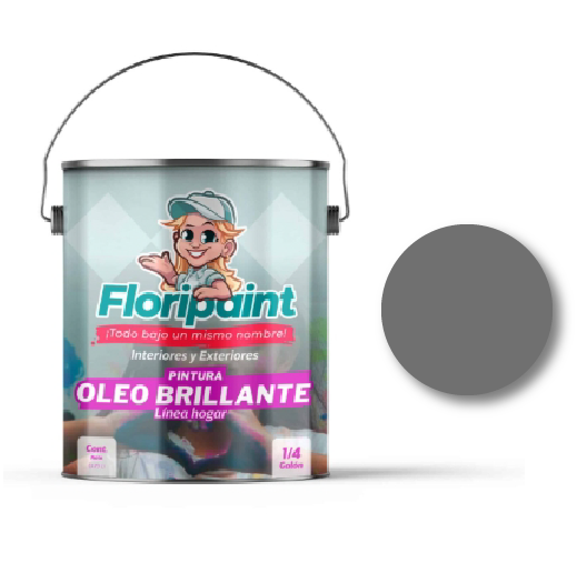 ESMALTE 1/4 OLEO BRILLANTE FLORIPAINT