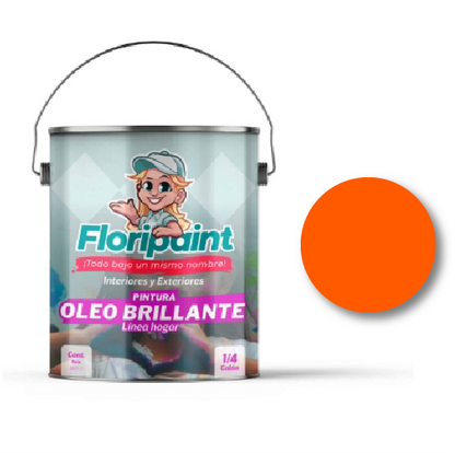 ESMALTE 1/4 OLEO BRILLANTE FLORIPAINT