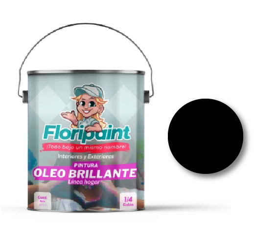 ESMALTE 1/4 OLEO BRILLANTE FLORIPAINT