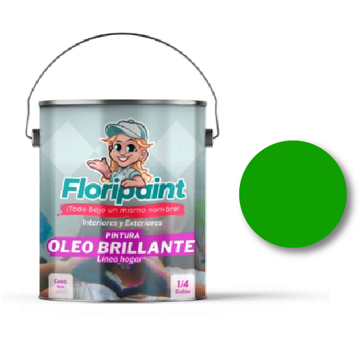 ESMALTE 1/4 OLEO BRILLANTE FLORIPAINT