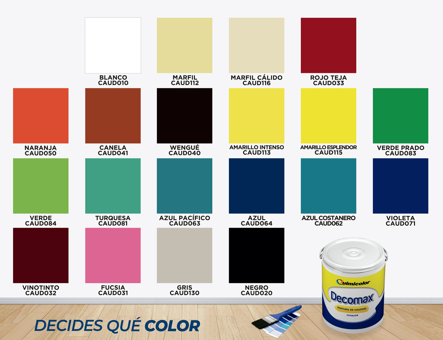 PINTURA CAUCHO GALON DECOMAX