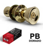 CERRADURA DE POMO ARMOR 588 PB DORADO