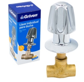 LLAVE DUCHA INDIVIDUAL 1/2" GRIVEN