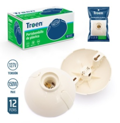 PLAFON PLASTICO TIPO OVAL TROEN